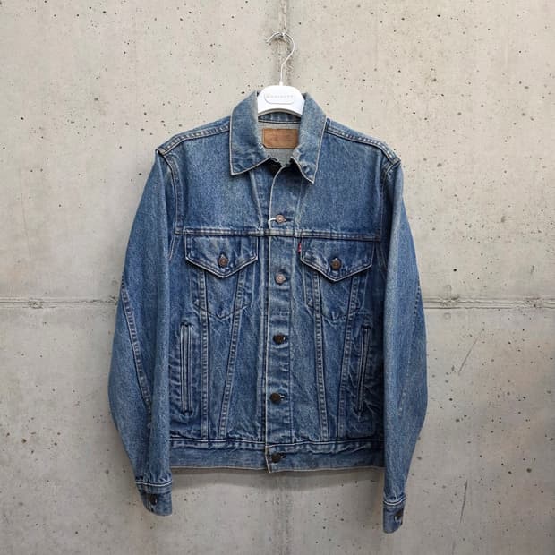 8.[s]리바이스 80s made in usa 청자켓 데님