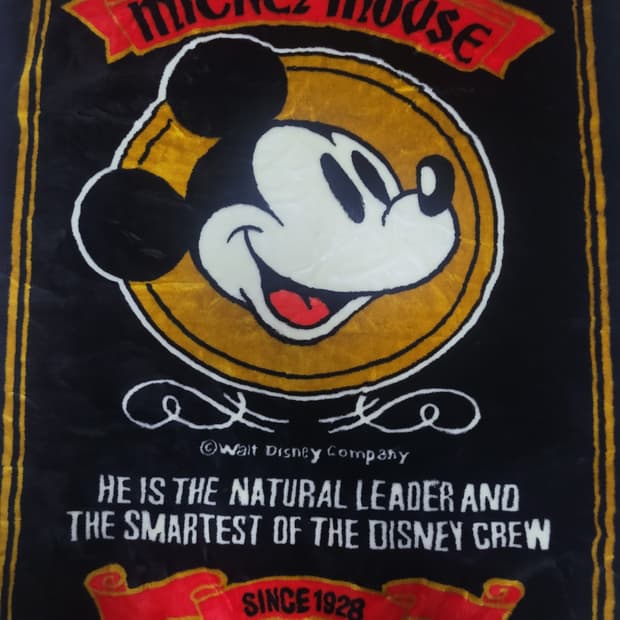 DISNEY 미키마우스 아카이브 담요