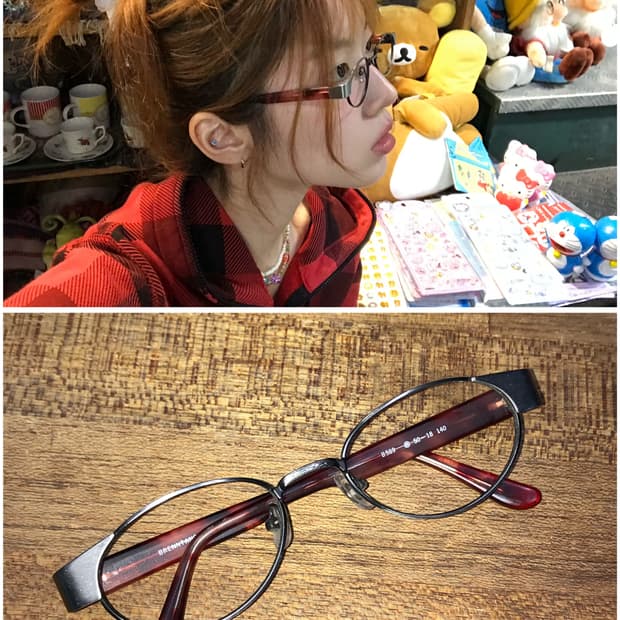 빈티지 너드 긱시크 안경