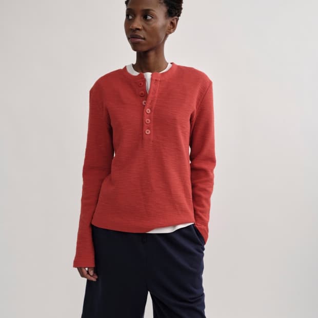 버튼 헨리넥 1사이즈