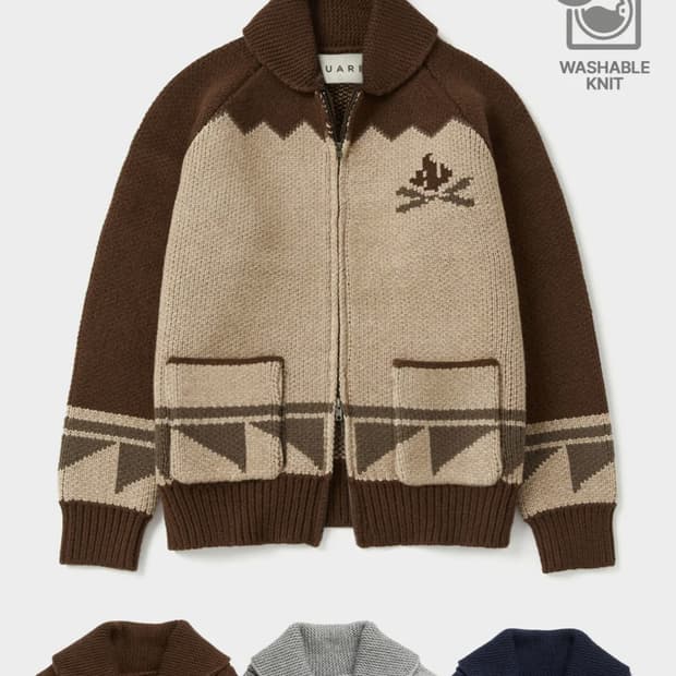 수아레 워셔블 코위친 니트 L 울프🐺 배송가능 📦