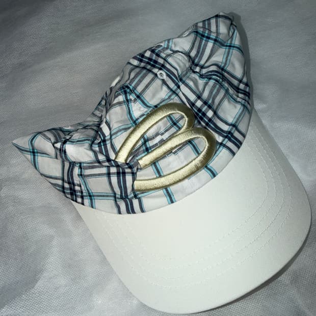 콜로신스 rabbit hat [blue check]