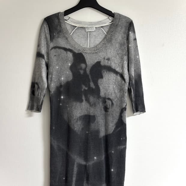 디젤 프린팅 니트 원피스