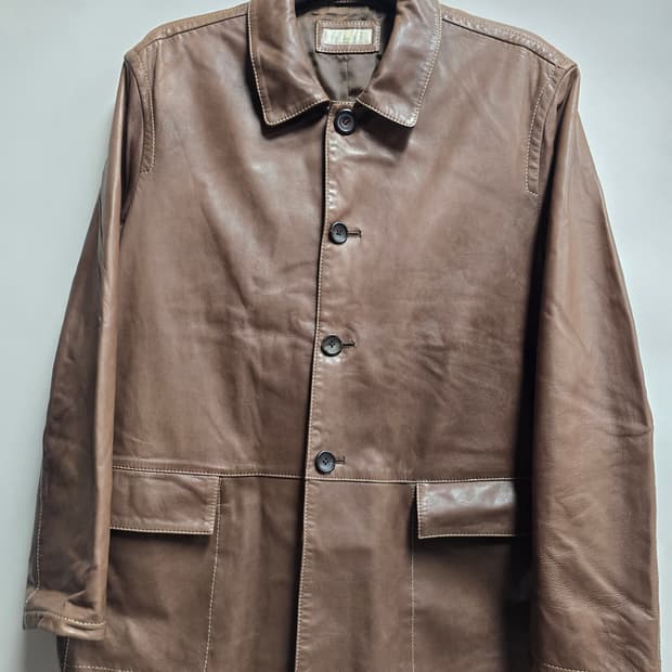 얌가죽 자켓 100