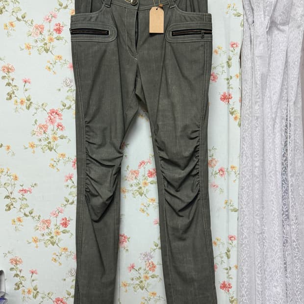 셔링 포켓 팬츠