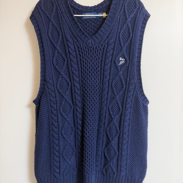 폴로 랄프로렌 니트 베스트