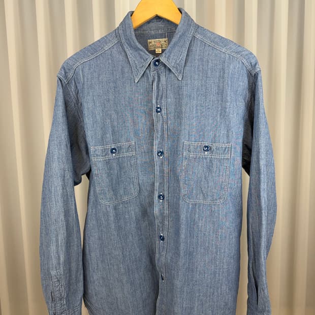 Buzz rickson's]버즈릭슨 샴브레이 셔츠 18 (XL-XXL)