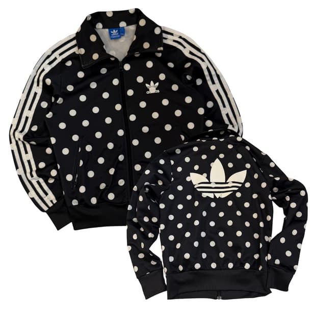 초희귀) 아디다스 땡땡이 폴카닷 도트 져지 블랙