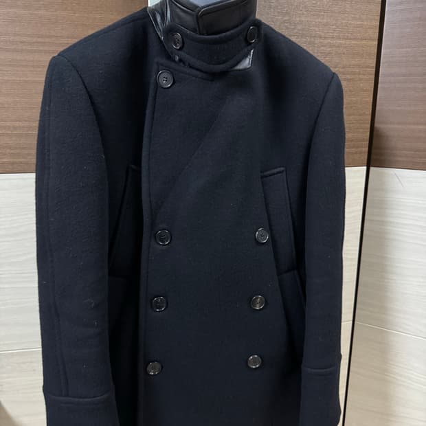 문선 피코트 블랙 M사이즈