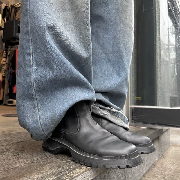 00s 프라다 스포츠 가죽 부츠