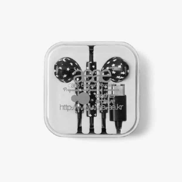 [미개봉 새상품] aeae 커스텀 줄 이어폰 블랙