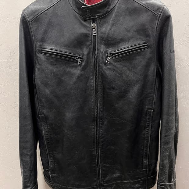 리바이스 레드탭 라이더 가죽 자켓 블랙 M(95)