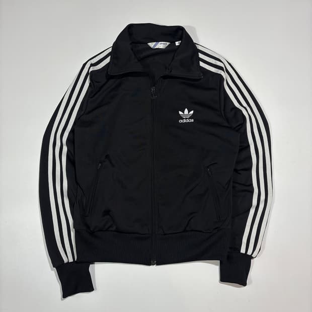 아디다스 블랙 삼선 트랙탑 자켓