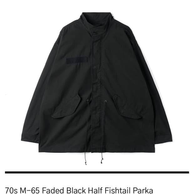 [1] 에이치태 HTAE 70s M-65 하프 피쉬테일 파카