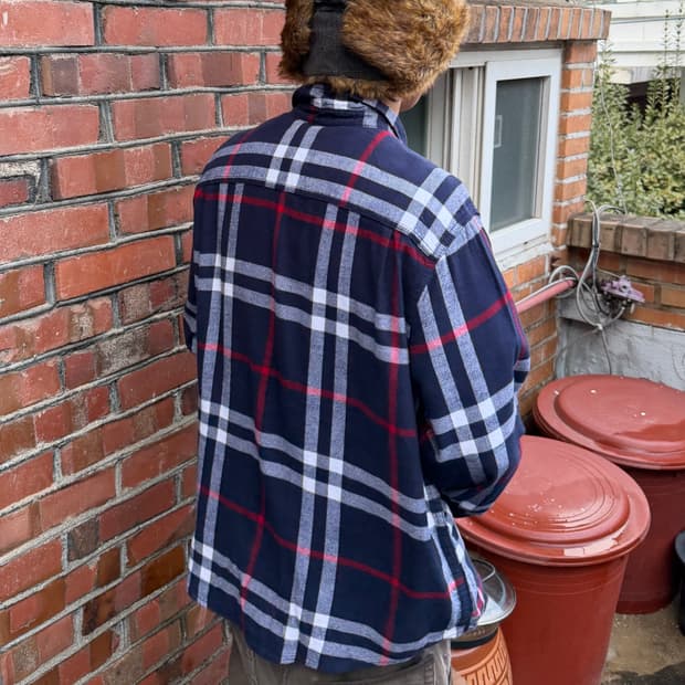 빈티지 플란넬 셔츠