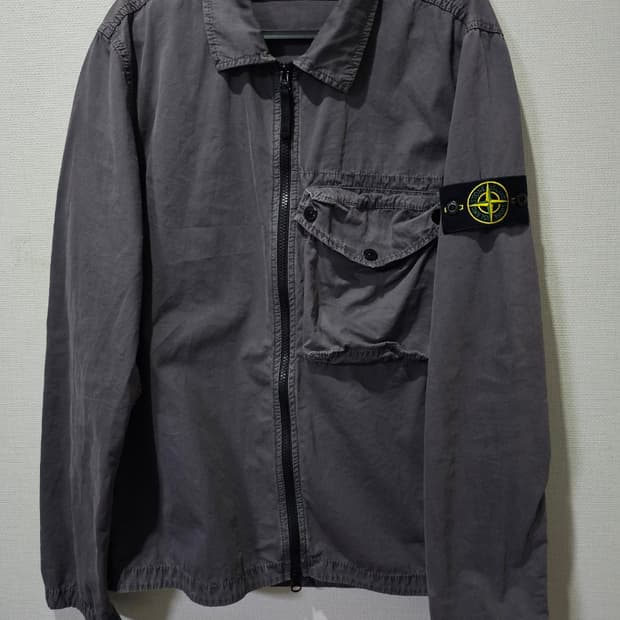 정품 스톤아일랜드 올드이펙트 오버셔츠 자켓 95 / M
