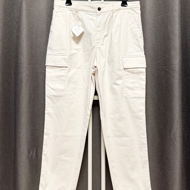 브루넬로 쿠치넬리 / 크림 베이지 카고 스트링 팬츠 / 54 (새상품)