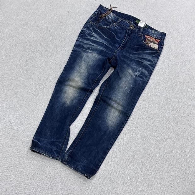 26 지프 멀티 패턴 빈티지 데님 팬츠 0401E