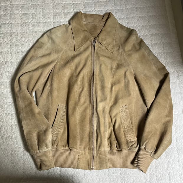 빈티지 스웨이드 웨스턴 요크 자켓 봄버