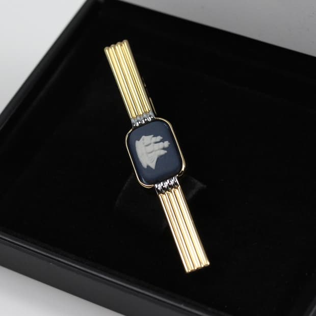 웨지우드 A등급 5.5cm 도자기 명품 넥타이핀 제스퍼