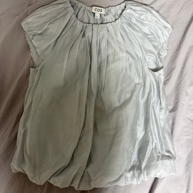 코스 반팔 블라우스