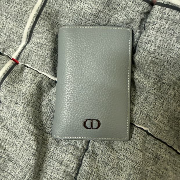 디올 CD 버티컬 2단 지갑