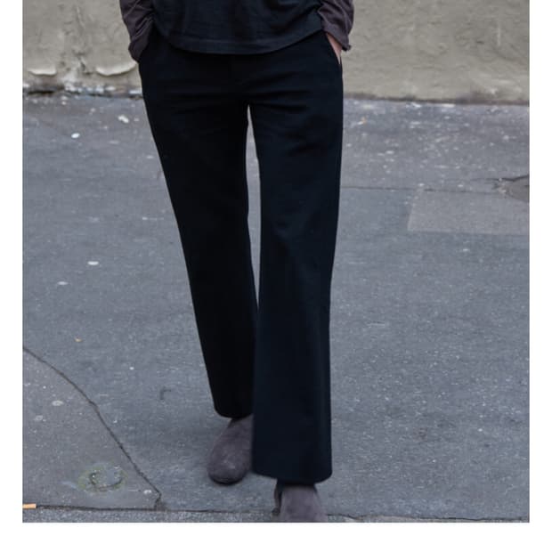 머듈 슬랙스 블랙 1사이즈