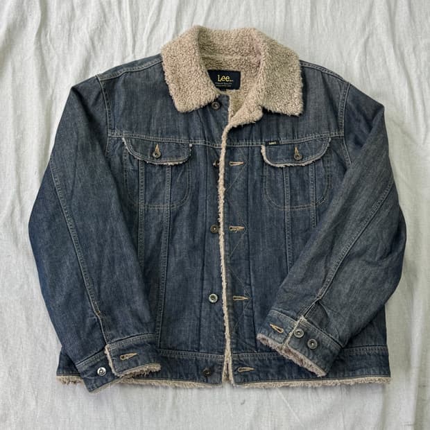 Lee 리 90s 양털 쉐르파 데님자켓 105