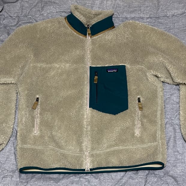 [XL] 파타고니아 클래식 레트로X 자켓 펠리컨 다크 보레알리스 그린