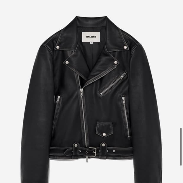 알렌느 더블 라이더 가죽 자켓