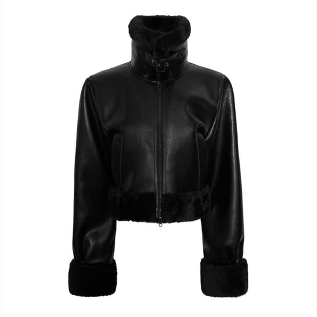 보헤미안서울 21 fw 무스탕 블랙