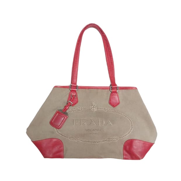 프라다 자카드 숄더백 (정품)