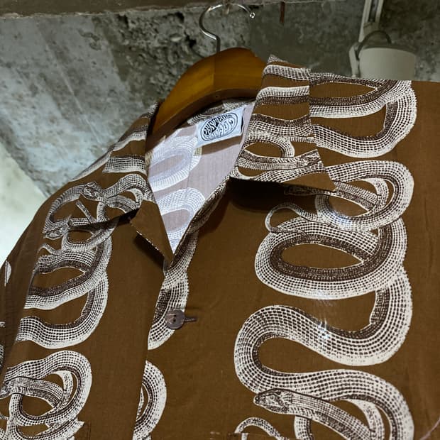 HYSTERIC GLAMOUR 히스테릭 스네이크 셔츠