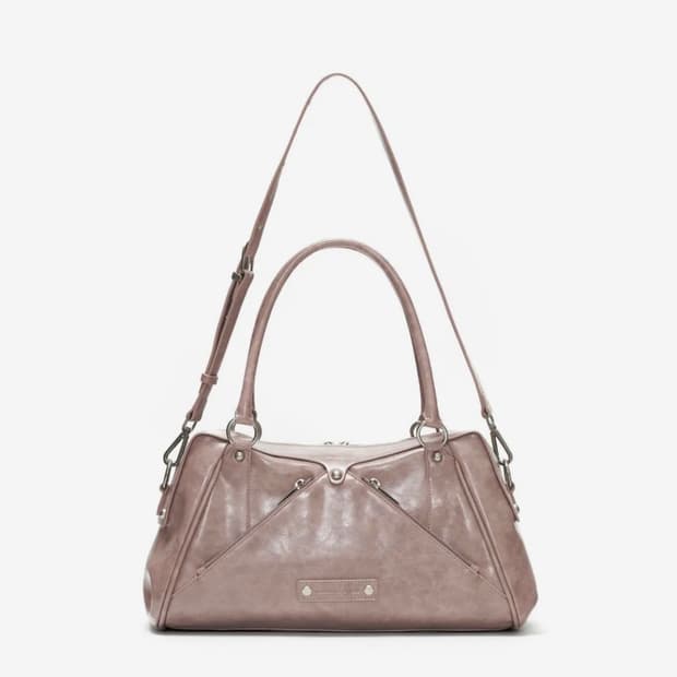 썬번 프로젝트 Faux Leather M.O.S Bag, PINK