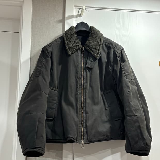 (M)쿠어 왁스드 코튼 워싱 데크 봄버 (L교환가능)