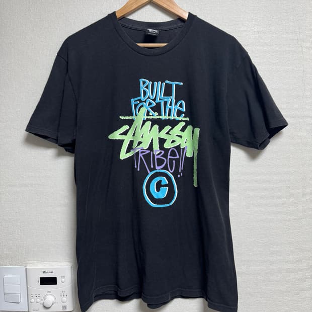 00s 스투시 빌트 포 더 트라이브 그래픽 반팔 티셔츠