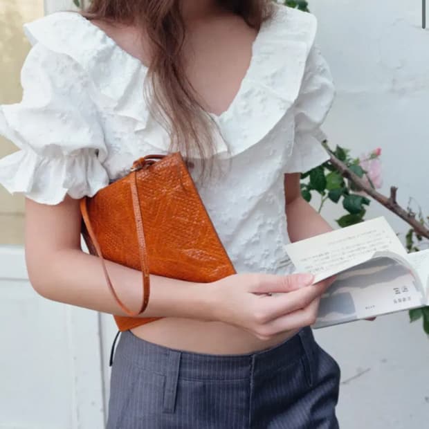 MINITMUTE 미닛뮤트 이태리 베지터블 우븐백 샤투백