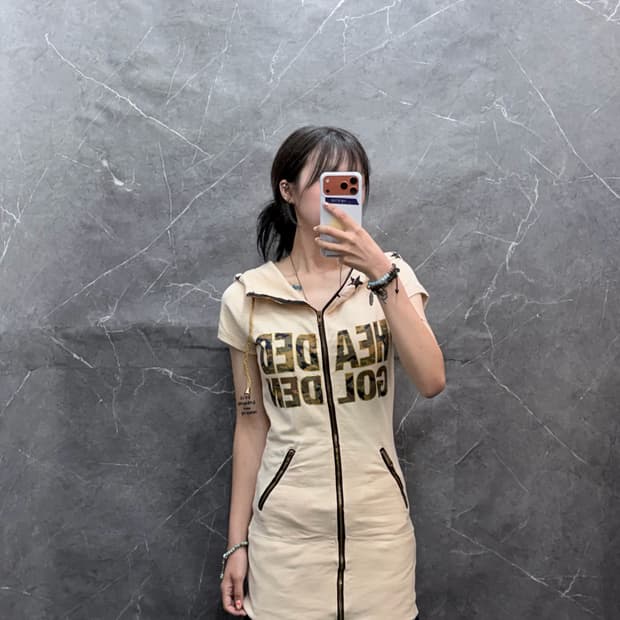 Dia 반팔 후드집업 s56