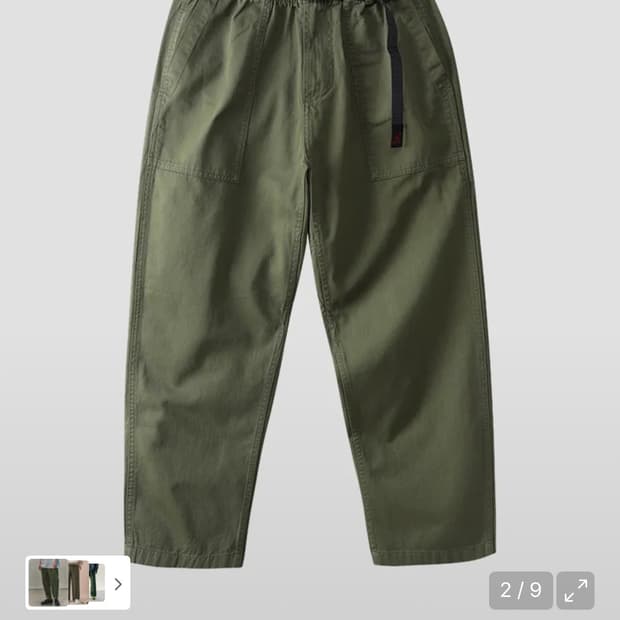 그라미치 루즈 테이퍼드 팬츠