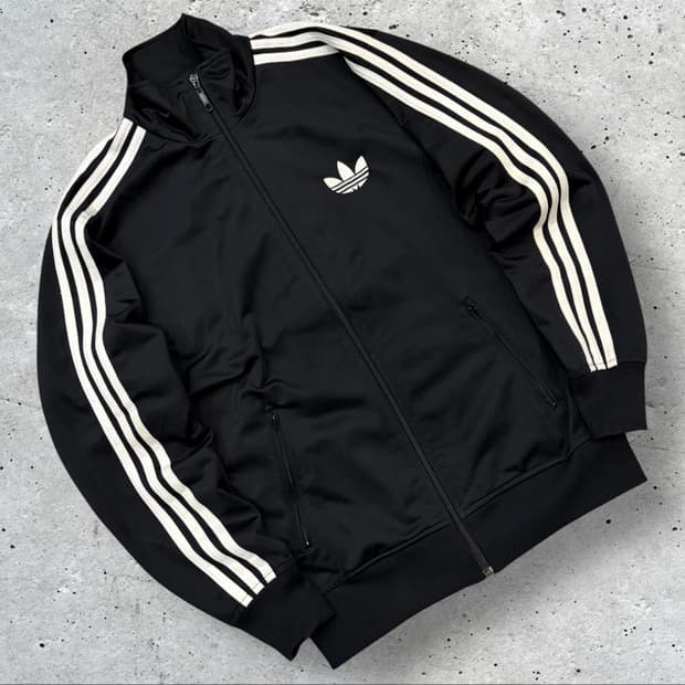 [S] 13s 아디다스 파이어버드 삼선 트랙탑 블랙 져지 C846