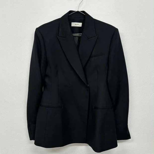 [M] 브론 BRONN 클래식 싱글 테일러드 울 자켓