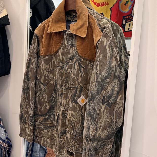 Carhartt 칼하트 리얼트리 카모 헌팅 자켓