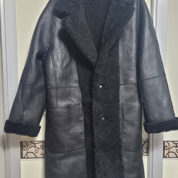 럭키슈에뜨 천연양가죽 리버서블 자켓