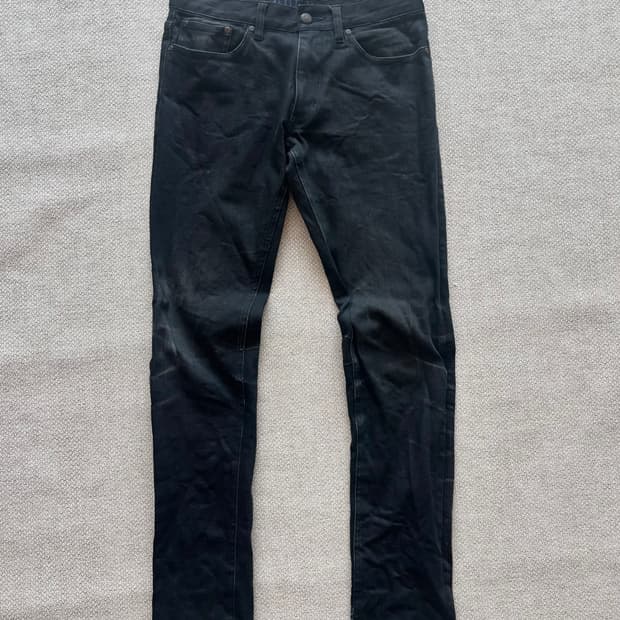 빈티지 버버리 블랙라벨 블랙 슬림핏 진 73