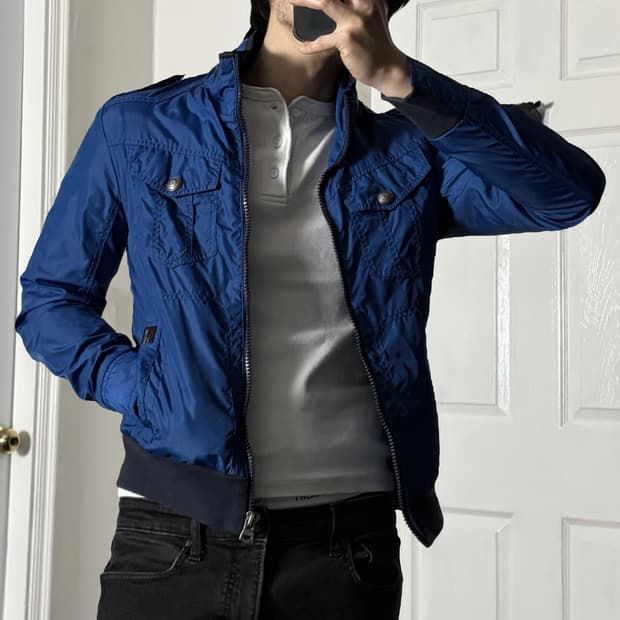 00s 스트릿 밀리터리 자켓