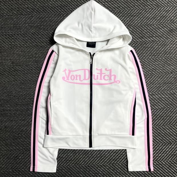 Von dutch 본더치 y2K 올드스쿨 트랙 후드집업o 5667
