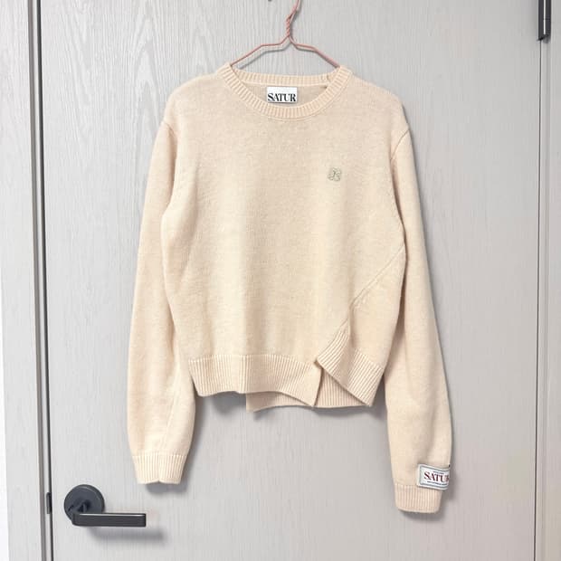 (s) 세터 언발란스 울 캐시미어 니트