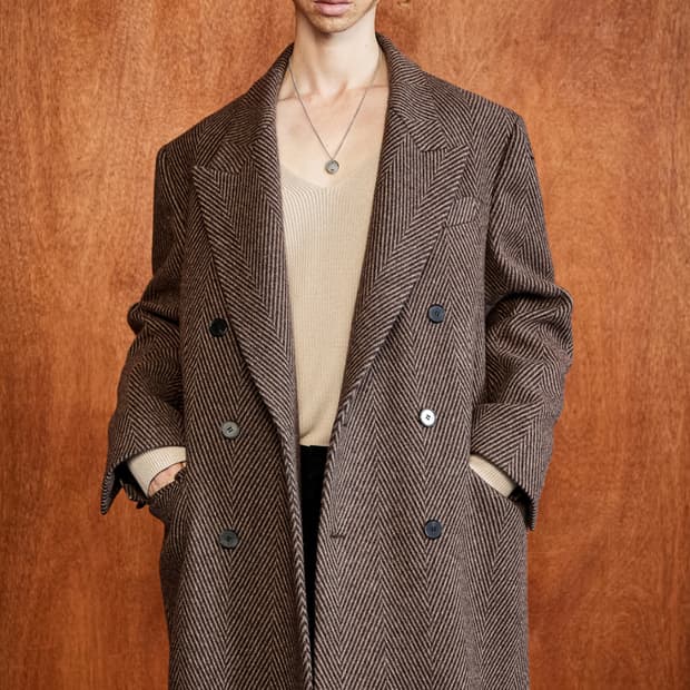 [48]엘무드 에디 더블 코트 브라운 쿠거