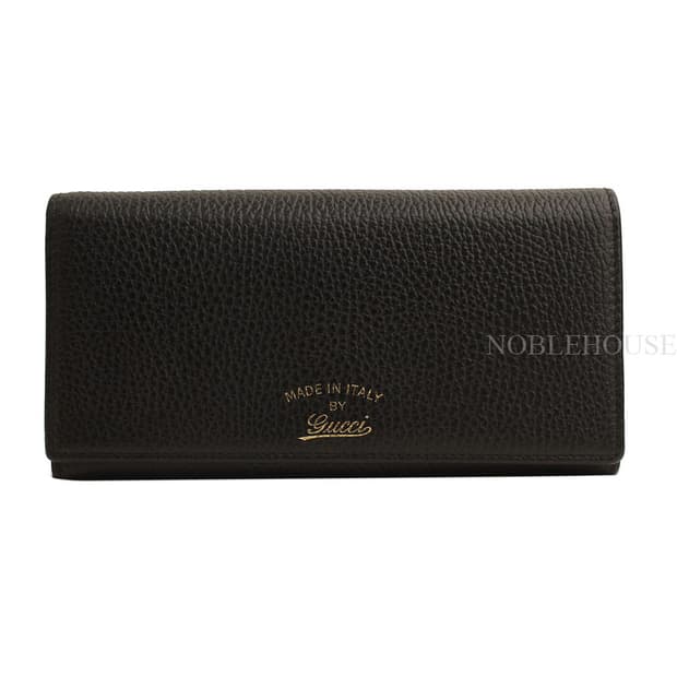 구찌 블랙 스윙 플랩 장지갑(354498)