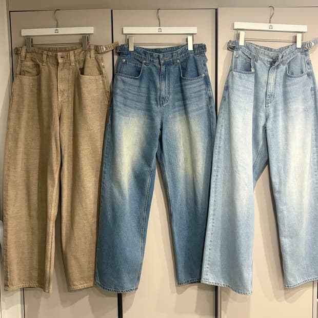 노운 와이드 데님 3color [0]사이즈